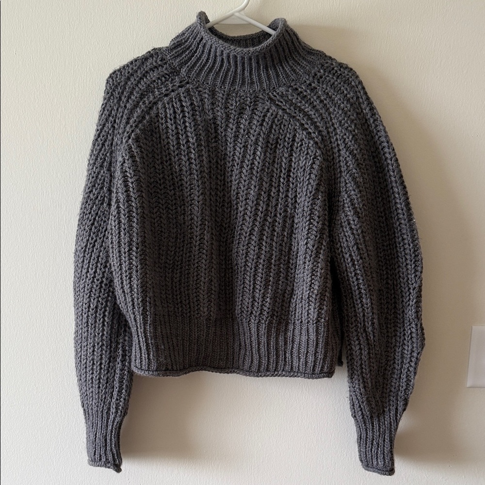 H&M Charcoal Turtleneck Sweater